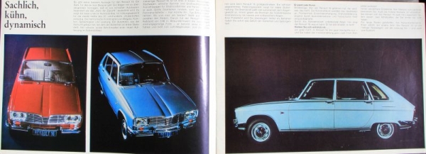 Renault 16 Modelprogram 1968 Carbrochure (2939)